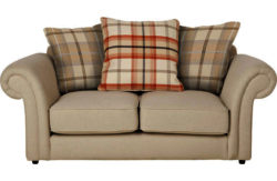 Heart of House Windsor Regular Fabric Sofa - Cream/Natural